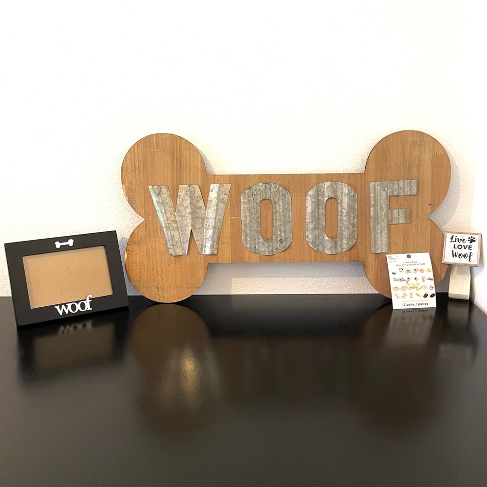 🌟HOST PICK🌟 Dog Lover Package! Room decor, picture frame, earrings, wallflower